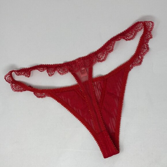 Agent Provocateur Fifi Red Thong AP3 Medium New - Picture 8 of 12